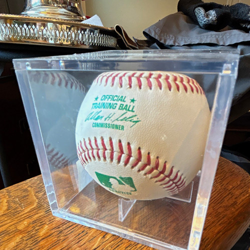 Rawlings Official Training Baseball MLB Practice Leather Green Label- 2005 RARE