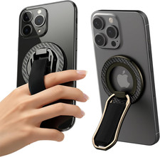 Ergonomic Design for Magsafe Phone Grip with Adjustable Soft Strap  360  Rotata