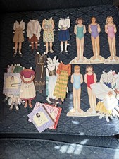 Vintage 1990s American Girl Magazine Paper Dolls Lot Cut Out Outfits