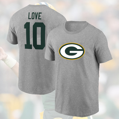 FLASH SALE! J.Love #10 Green Bay Packers Name & Number S 5XL for Fan