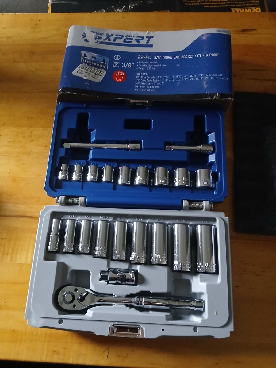 m a c ✨３点set☆ Mac tools expert 22 pc 3/8 sae socket set | eBay