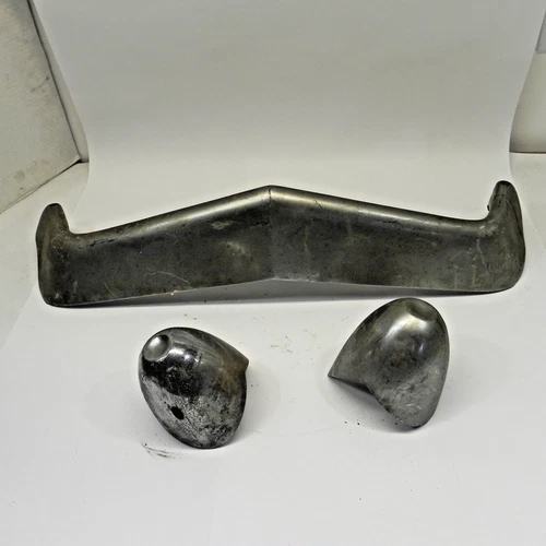 1952-1955 KAISER FRONT BUMPER BRIDGE AND BULLET SET MERCURY LEAD SLED HOT ROD