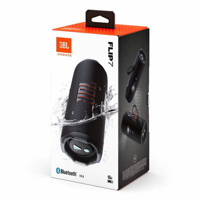 JBL Flip 7 Bluetooth Portable Speaker, Black , brand new in box