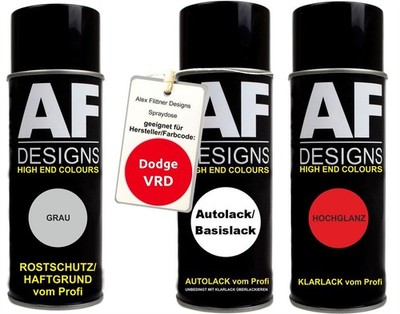 Spraydose Set für Dodge VRD Prowler Red Autolack Klarlack Grundierung Spraydose 