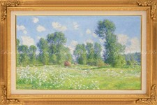 Peelable Wall Poster Sticker Monet Giverny Spring 879x585mm