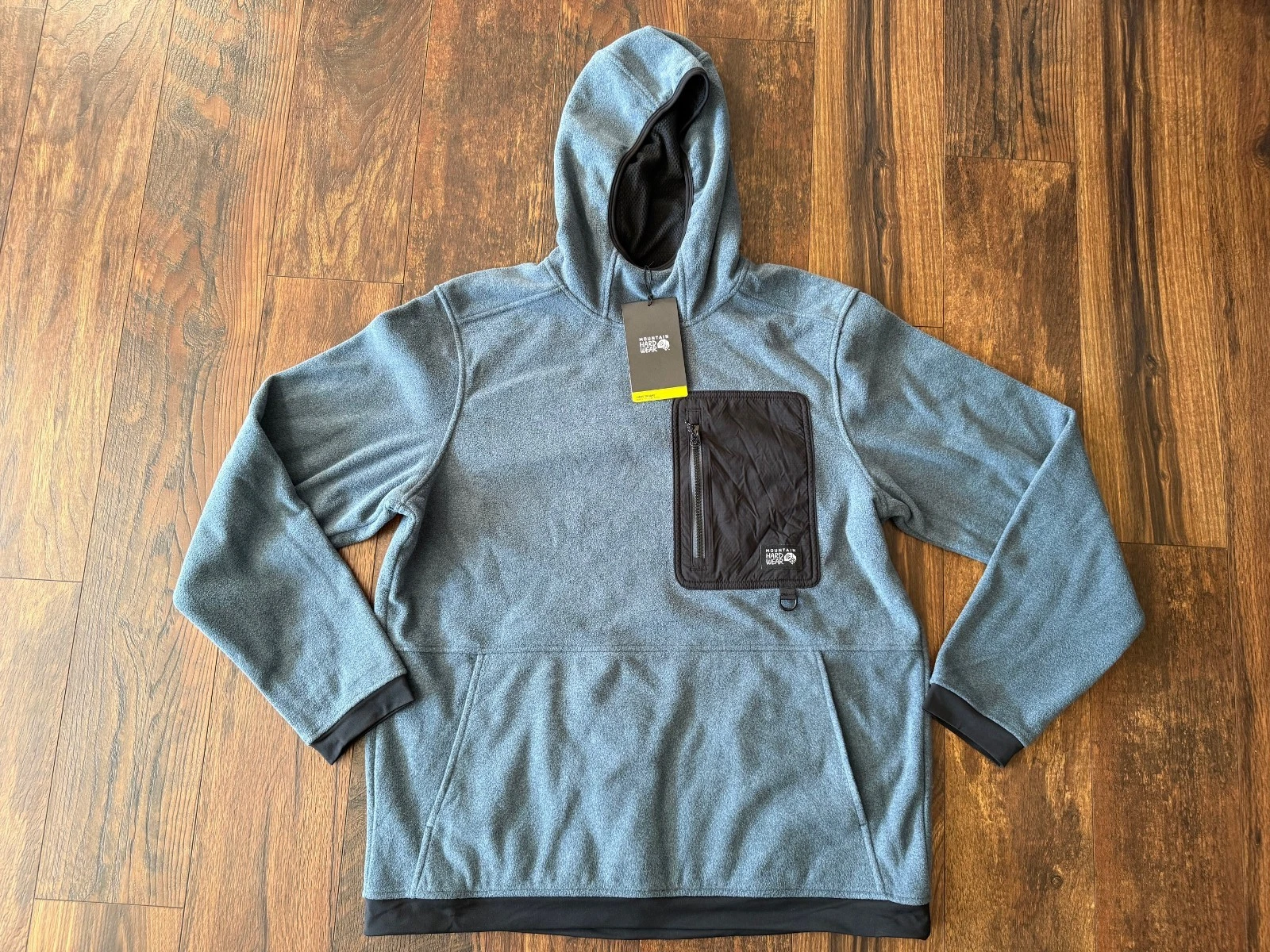 NEW Mountain Hardwear First Tracks Fleece Pullover Hoody Men's Blue SZ Large
Opens in a new window o