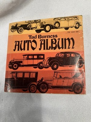 Vintage Tad Burgess Auto Album Paperback 