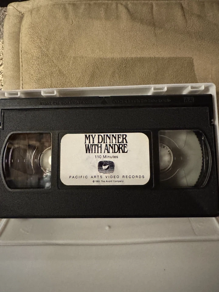 MY DINNER WITH ANDRE VHS 1982 Pacific Arts Video Louis Malle Wallace Shawn Nice - Image 3 of 3