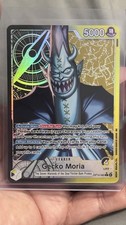 Gecko Moria OP14-080 English Foil Alternate Art One Piece The Azure Sea's Seven