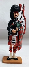 Vintage Cast Metal Toy Soldier Black Watch Piper UK 1914 DelPrado Del Prado