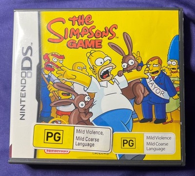 THE SIMPSONS GAME. NINTENDO DS GAME.