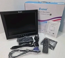 Eyoyo 12“ Security Screen Raspberry Pi Monitor 800x600 VGA HDMI BNC CCTV LCD TFT