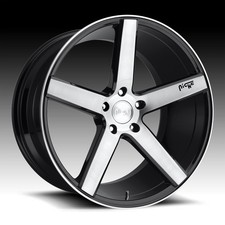 Niche M124 Milan Brushed Black 18x8 5x4.5 40mm M12418806540 Niche M124 Milan Brushed Black 18x8 5x4.5 40mm M12418806540