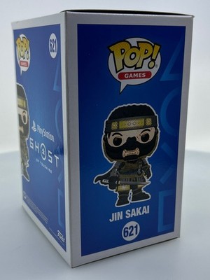 Funko Pop Jin Sakai # 621 VAULTED PLAYSTATION EXCLUSIVE GHOST