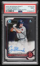 2022 Bowman Draft Chrome Pick Chase Meidroth #CDA-CM PSA 9 MINT Auto 0hq5