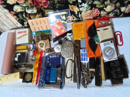 Vintage Men's Junk Drawer Clean Out Lot Variety Over 5lbs | eBay