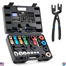 Orion Motor Tech 26-Piece Fuel Line Disconnect Tool Set - Quick Disconnect Kit