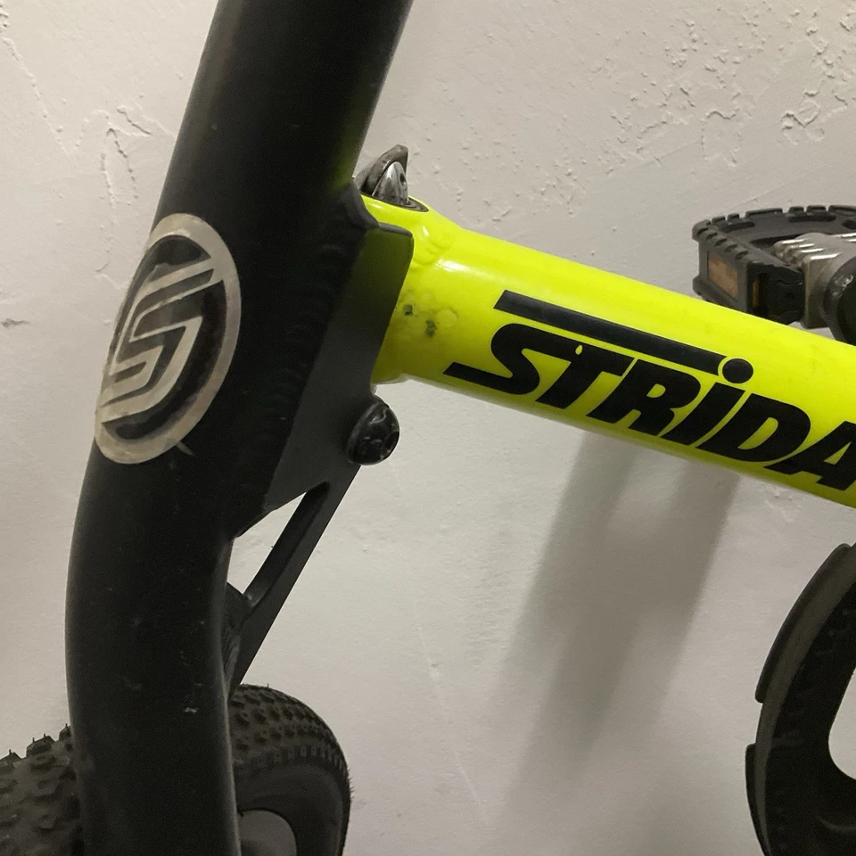 Strida 18” Neon Gelb Neue Reifen/bremsbeläge/bremsscheibe Klapprad Fahrrad Bike - Bild 2 von 4