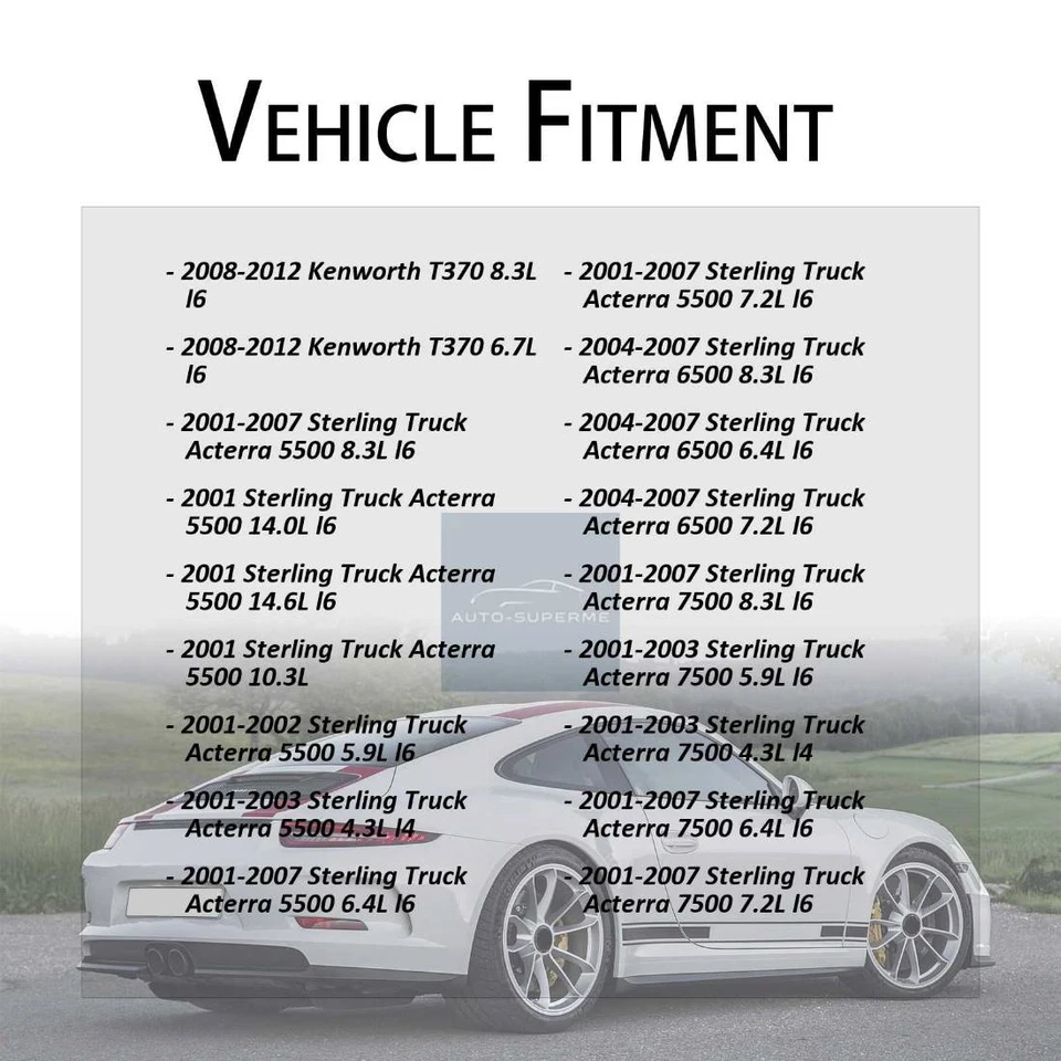 2x Rotor de freno trasero para International Harvester 2005-2009 4400LP 9,3 L Foto 4 de 4