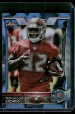 2015 Topps Chrome #179 Dominique Brown Blue Wave Refractor
