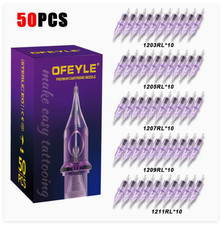 50Pcs Mixed Tattoo Cartridge Needles Set for Pen Machine Round Liner  Shader