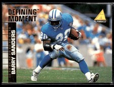 1995 Pinnacle Club Collection #216 Barry Sanders Lions Football Card 0902K