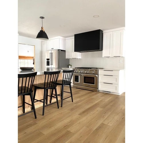 Maxim Lighting 11358TNBK Nordic Pendant Tan Leather/Black - Picture 6 of 8