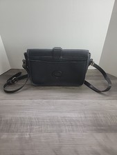 Dooney Bourke Vintage Made in USA All Weather Leather Purse Shoulder Bag Black