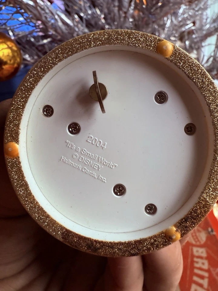 Hallmark Keepsake Disney “It's a Small World” Animated Musical Ornament With Box - Image 3 of 4
