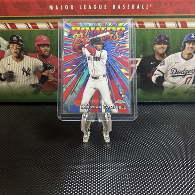 #ad 2025 Topps Chrome Update Series Power Players Kristian Campbell #PP 27 RC $1.59
