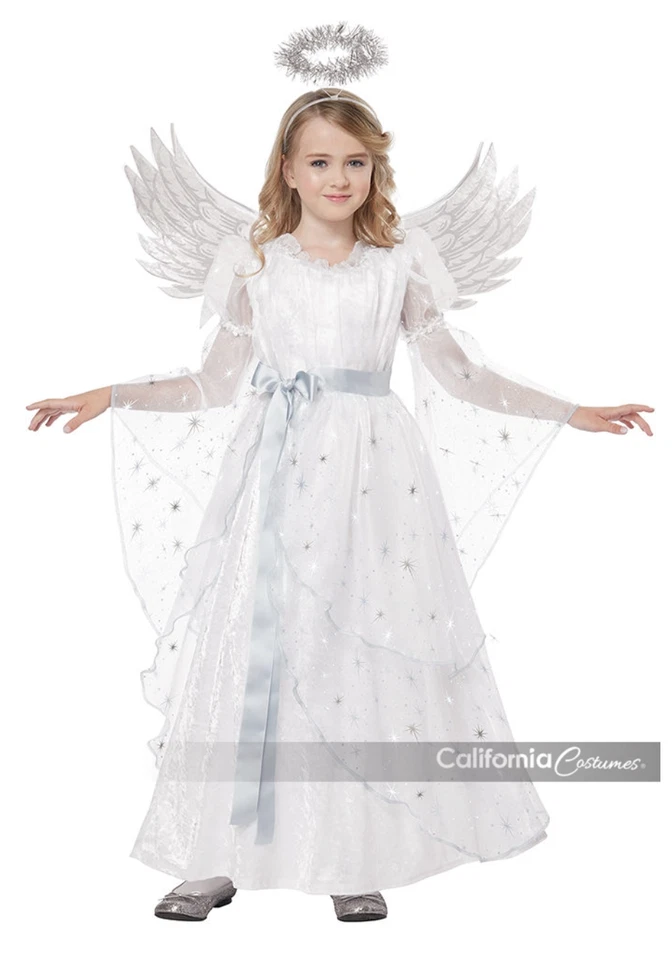 Disfraz California ÁNGEL DE LAS ESTRELLAS Belén Navidad Niño X-Pequeño 4-6 NUEVO #227 Foto 2 de 4
