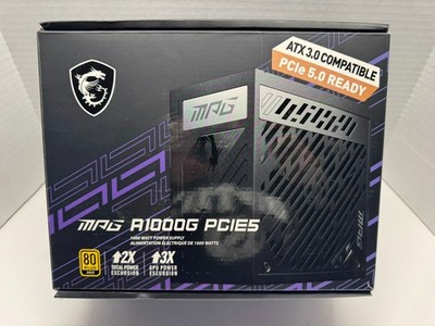 MSI MPG A1000G PCIE5 1000W 80 Plus Gold Modular Power Supply