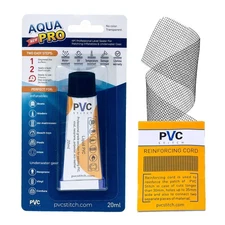 AquaPro Black Neoprene Wetsuit Repair Kit Waders Patch kit PVC & PU Inflatabl...