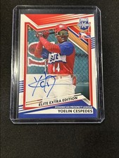 2022 Panini Elite Extra Edition Yoelin Cespedes Rookie On-Card Auto #210 - A