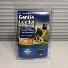 PET SAFE GENTLE LEADER HEADCOLLAR MEDIUM 25-60 LBS Dog Black incl CD NEW