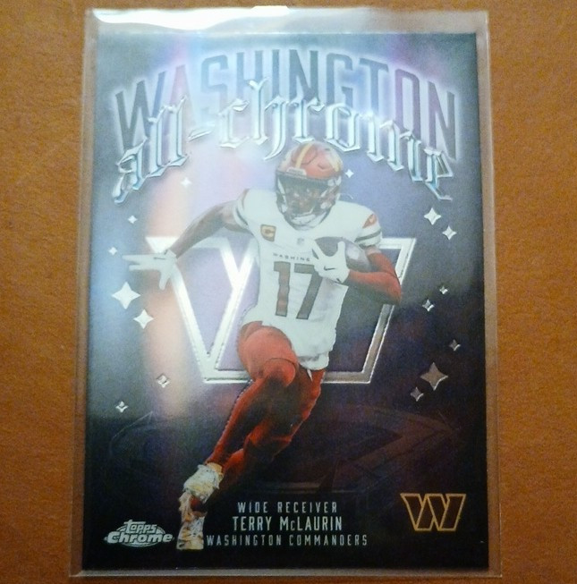 Topps Chrome 2025 Terry McLaurin Washington Commanders #ACT-9 All-Chrome