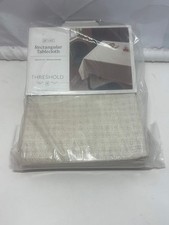 Threshold Rectangular Tablecloth Neutral Patt...