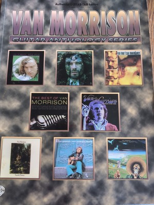 VAN MORRISON GITARRENANTHOLOGIE - TABULATUR, AKKORDE, TEXTE - WARNER - SEHR GUTER ZUSTAND - PORTOFREI