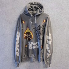 Pacsun Darkside Pullover Sweatshirt With Cool Graphic Design. SIZE:LARGE