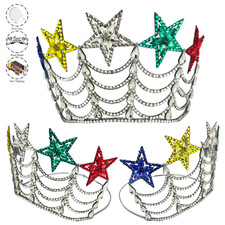 OES Five Stars Crown, Order Of Eastern Star Tall Style Crown Most Favorited