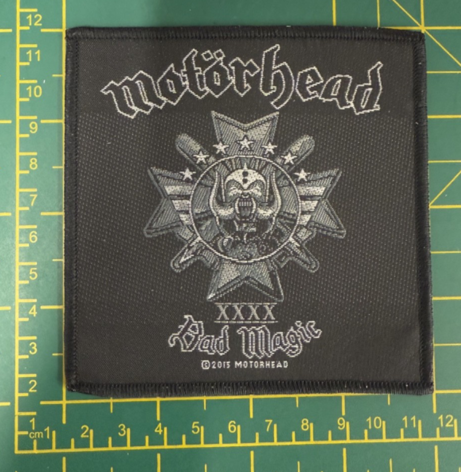Motorhead Bad Magic Woven Sew On Patch Officially Licensed Patch