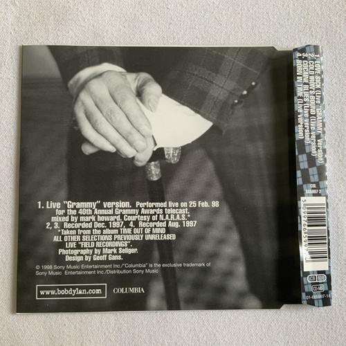 BOB DYLAN Love Sick Live Grammy Version 4 Song Import CD Single - Imagen 5 de 10