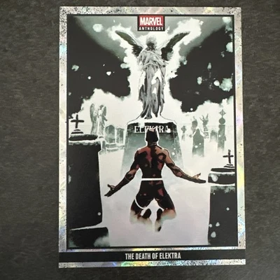 The Death Of Elektra 64/200 Carte Panini Marvel Anthology - Photo 1/2