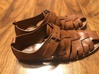 russell bromley Brown Woven Leather Fisherman Shoes/ Sandals Size US 12- EU46 — photo 6