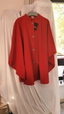 NEU!! Rot Cape Langarm Stehkragen vonLanden/Ulla Popken II (50-56) (982)