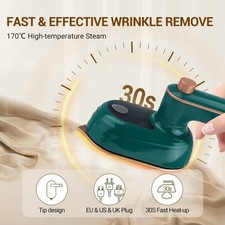 Professional Micro Steam Iron Portable Handheld Mini Iron Garment Steamer Travel