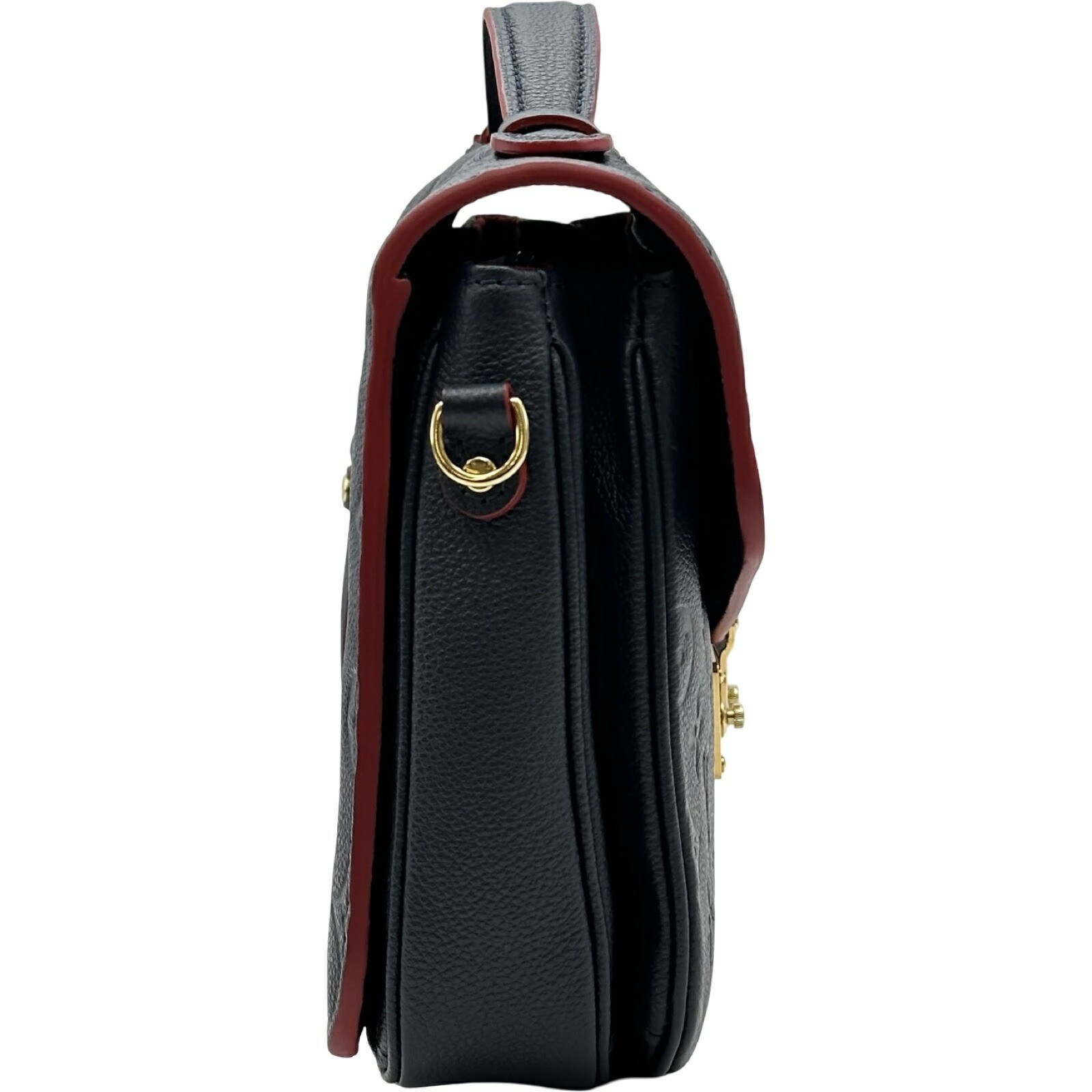 Louis Vuitton Pochete Metis MM Monogram Empreinte Navy Red M44071 image 4
