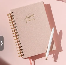 The ADHD Planner Undated Daily Weekly Schedule Organizer Journal (Adults Brain)