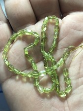 Natural Peridot Beads Strand On Wire-Green Gemstone Loose Beads For Jewellery Ma