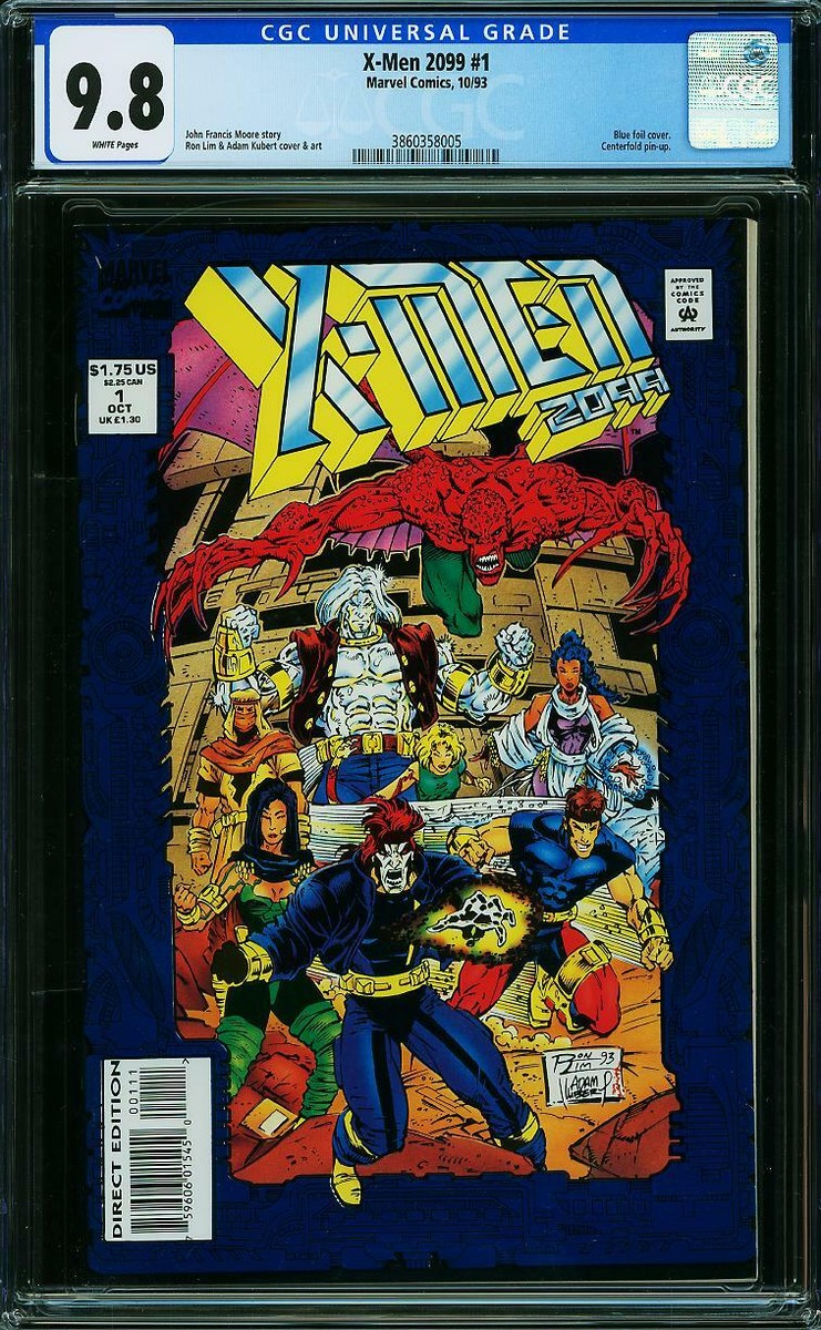 X-Men 2099 #1 CGC 9.8 Marvel 1993 Wolverine! Key Modern! White